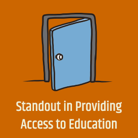 Standout in Providing Access to Education