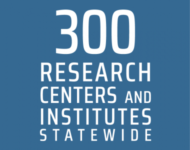 300 Research Centers and Institutes Statewide