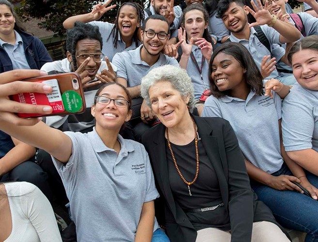 Susan Robeson, Paul Robeson&#039;s Granddaughter, with Rutgers Students