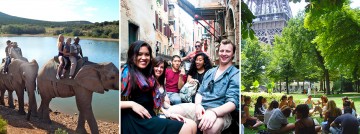 Students studying abroad